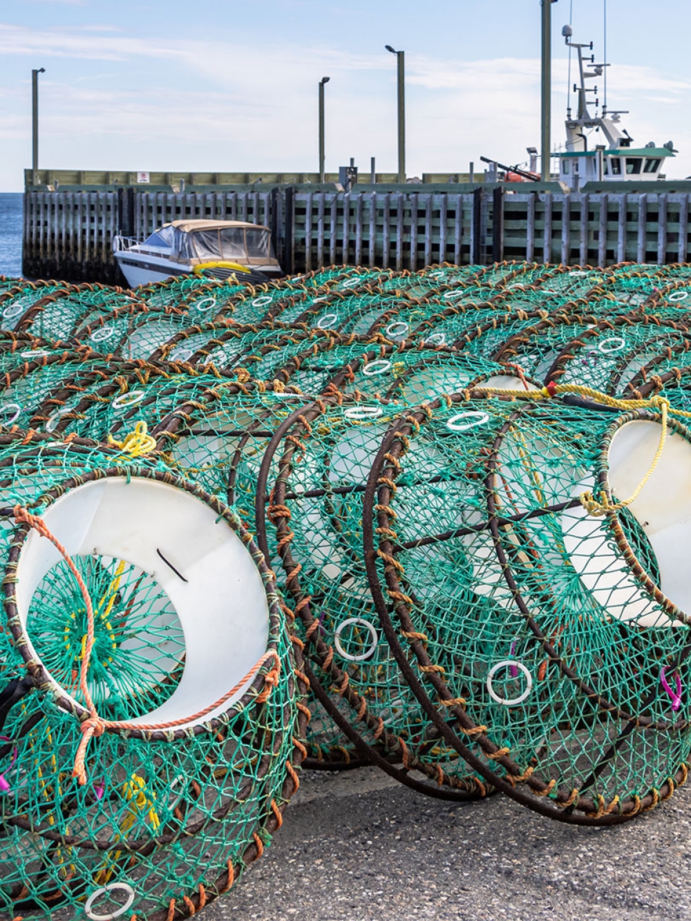 Casiers de pêche aux homard
