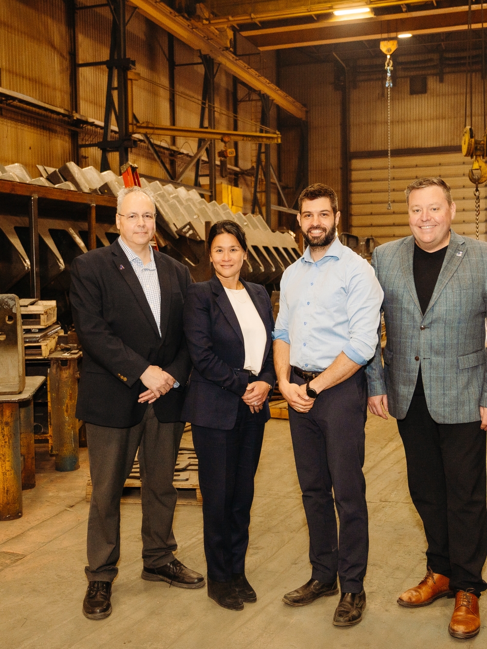 Sylvain Larivière, Bicha Ngo, Jonathan Lévesque et Jean-Philippe Ménard
