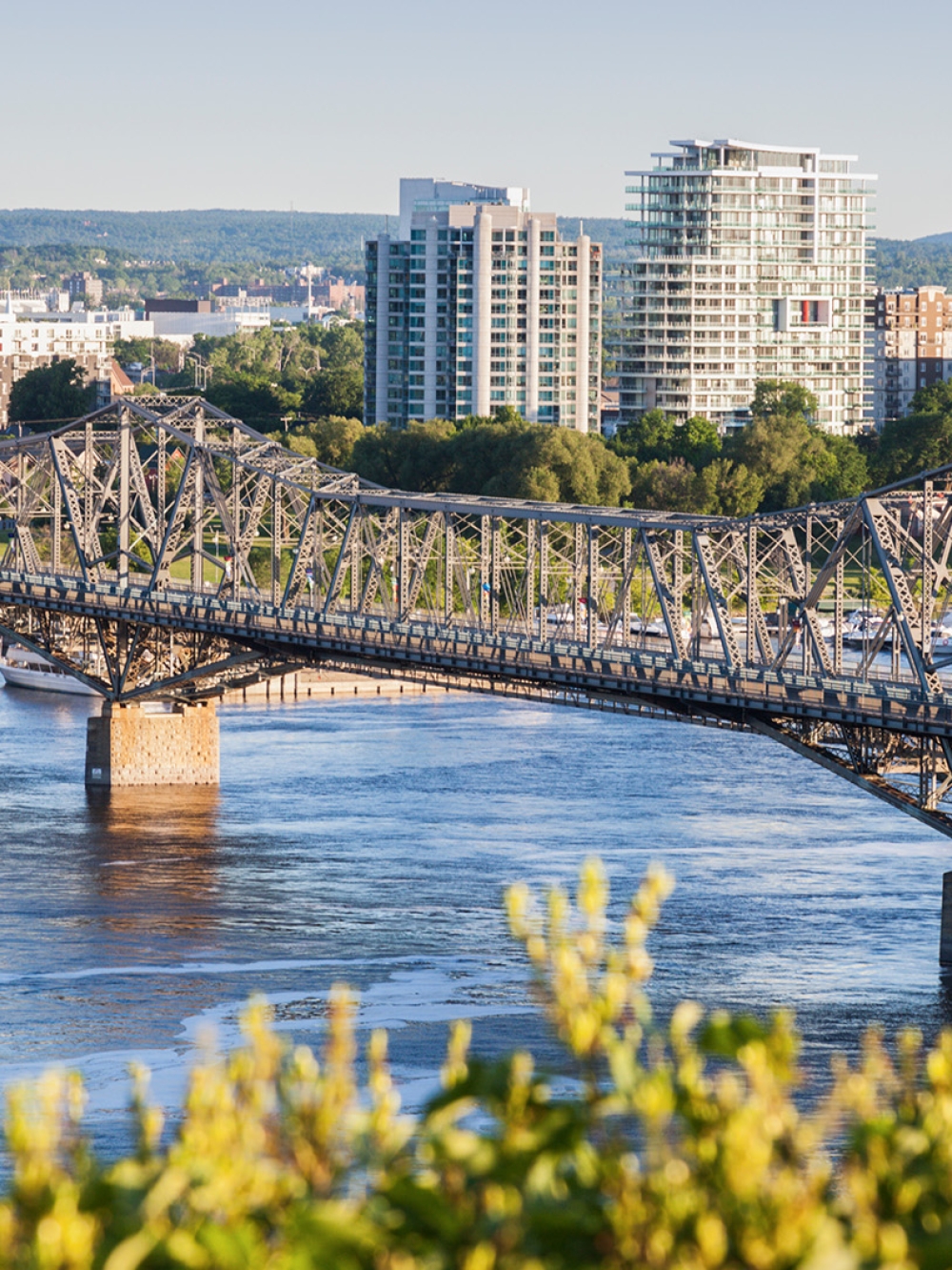 Vue panoramique de la ville de Gatineau