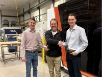 Trois membres de l'équipe de Graphie