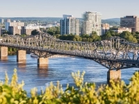 Vue panoramique de la ville de Gatineau