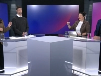 Intervenants de la classe de maître en discussion